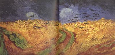 Vincent Van Gogh Wheat Field with Crows (nn04) oil painting picture